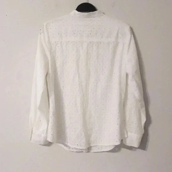 Ruby Rd. Eyelet Ruffle Top - Picture 5 of 5